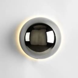 Modern Minimalist Black Golden Circular Wall Lamp, Aisle Bedside Lunar Eclipse Lamp, Minimalist Silver Plated Luxury Wall Lamp
