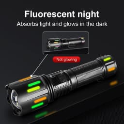 900000000LM Super Bright Flashlight Rechargeable LED Tactical Torch Ultra Bright Long Range 8000M Lantern Outdoor Lights