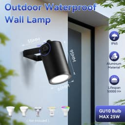 Waterproof LED Outdoor Wall Lamp IP65 Upper Lower Lighting Porch Garden Lamp Indoor Bedroom Bedside Home Decor LED Wall Light