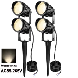 10W Outdoor LED Landscape Lights 110V 220V Warm White Green IP65 Waterproof Garden Pathway Lights Yard Lawn Spotlights