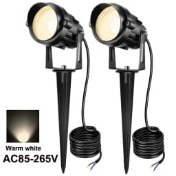 10W Outdoor LED Landscape Lights 110V 220V Warm White Green IP65 Waterproof Garden Pathway Lights Yard Lawn Spotlights