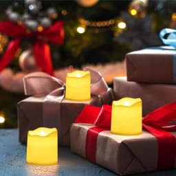 6-96Pcs Flameless LED Candle Lights Creative Wishing Led Tea Lamp Warm White Halloween Wedding Christmas Decoration Candle Light