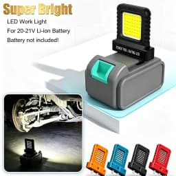 1/2/3/5pcs Super Bright LED Work Light Portable Lasting Strong Light Supply for Night Work Light 20V 21V Li-ion Battery Power
