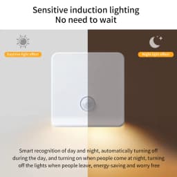 Rechargeable LED Night Light Motion Sensor Bedroom Lamps Nightlight Hallway Stairs Corridor Garage Basement Closet Kitchen Light