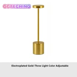 Portable LED Cordless Touch Table Lamps Rechargeable Desk Lamp 3Colors Adjustable Bedside Creative Ambient Light for Room Decor