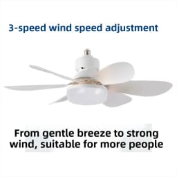 30W/40W LED Ceiling Fan Light (E27 Socket) with Wide-Range Remote Dimming, Suitable for Living Rooms, Home Offices, and General