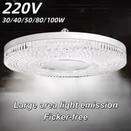 New【1Pcs Energy-Saving Bulb Ultra-Bright Ceiling Light Universal E27 LED Crystal UFO Light Bulb For Home Living Room Bedroom】