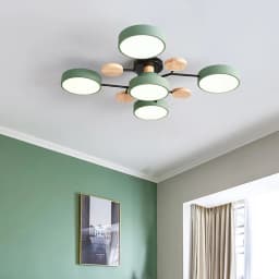 Modern Living Room Ceiling Chandelier Light Three Colors Changed LED Ceiling Lights for Bedroom Dining Room 220V Ceiling Lamps