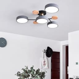 Modern Living Room Ceiling Chandelier Light Three Colors Changed LED Ceiling Lights for Bedroom Dining Room 220V Ceiling Lamps