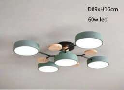 Modern Living Room Ceiling Chandelier Light Three Colors Changed LED Ceiling Lights for Bedroom Dining Room 220V Ceiling Lamps