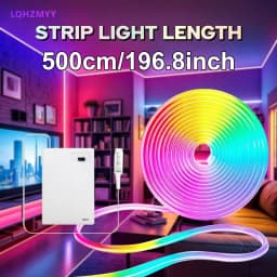 1 Roll of Color-Changing Rgb Led Light Strip with Battery Box (Battery Not Included), Led Neon Light, with a Simple Three-Button Control Switch for Switching Light Color Modes, Suitable for Cars, Motorcycles, Tv, Computer Games, Stage, Music Parties, Christmas, and House Decoration