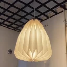Paper Lantern Shade Nordic Style Folding Pendant Light Shade Creative Decorative Lamp Cover for Living Room Decor(without Light)