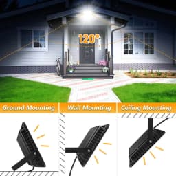 Led Flood Light IP66 Waterproof 100W 200W Outdoor Floodlight Spotlight LED Reflector Street Lamp Wall Flood Lights