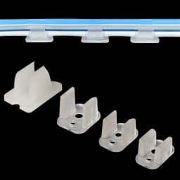 LED Strip Lights Connector LED Cable Organizer Clip Cable Management For W5-20mm Neon Led Tape 110V 220V 24V Wire Manager Holder