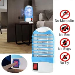 Summer Electric Mosquito Light Worm Killing Blue Light Mosquito Light Mosquitoes Bedroom Repellent Outdoor Portable Trap Indoor