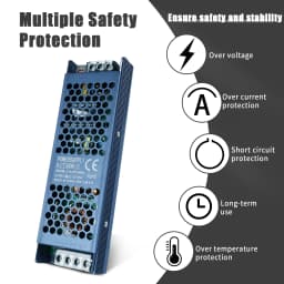 DC 12V 24V Switching Power Supply AC175-250V Mute Lighting Transformers 60W 100W 200W 300W 400W LED Light Driver Power Adapter