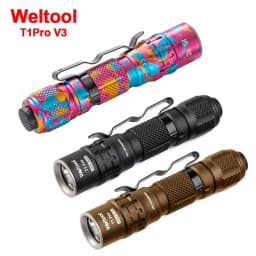 Weltool T1Pro V3 Candy AA/14500 EDC Rechargeable Flashlight LED Mini Flashlights Camping Portable Torch Light фона