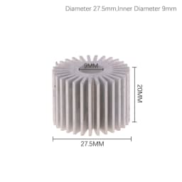 20mm 27.5mm 32mm 40mm 1W 3W Radiator High-power Aluminum Led Radiator Heatsink