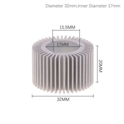 20mm 27.5mm 32mm 40mm 1W 3W Radiator High-power Aluminum Led Radiator Heatsink