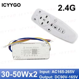 LED Driver 48W 80W 100W 120W 140W 160W APP Control 2.4G Long Distance Smart LED Transformer For Ceiling Lamp Power Supply