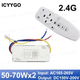 LED Driver 48W 80W 100W 120W 140W 160W APP Control 2.4G Long Distance Smart LED Transformer For Ceiling Lamp Power Supply