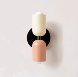 Nordic Colorful LED Wall Lamps Modern Minimalist Cream Double Head Lights For Living Room Bedroom Bedside Indoor Decor Fixtures