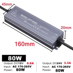 Lighting Transformer Waterproof Power Supply IP67 IP68 AC220V To DC 12V 24V LED Driver 100W 200W 300W 400W 500W Outdoor Adapter
