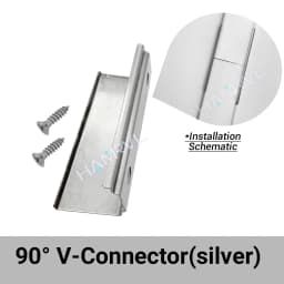 2-30 Pieces/Pack LED Aluminum Profile 0.5m/Piece U/V Shape Suitable For 8-12mm LED Light Strip Housing Channel Decor Materials