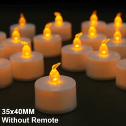12/24Pcs Flameless LED Tea Lights Candles 100+ Hours Battery-Powered Tealight Candle for Party Wedding Birthday Home Decoration