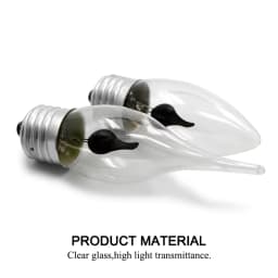 4PCS LED E14 E27 Edison Bulb Candle Light Bulb Flame Effect Bulb AC220V Decor Lighting Ampoule Candle Bulb Bedside Lamp