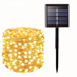 2PCS 32M Solar LED Outdoor Light Festoon Waterproof Garden Fairy String Lamp Christmas Garland Yard Decor
