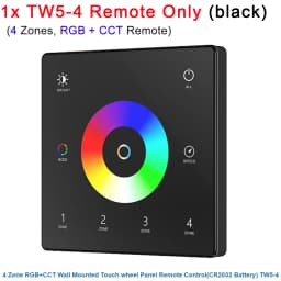 Skydance TW1-4 TW2-4 TW4-4 TW5-4 Wall Touch Panel 2.4G RF 4Zone Dim Switch Controller for Single Color RGB RGBW RGBCCT LED Strip