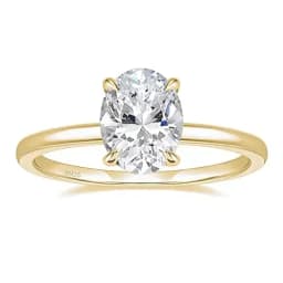 Trumium 3CT 925 Sterling Silver Engagement Rings Oval Cut Solitaire Cubic Zirconia Wedding Promise Rings for Women Fine Jewelry