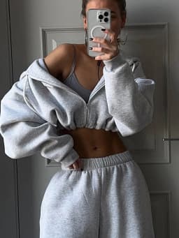 Ladies Fashion Long Sleeve Sportswear Sweatshirt And Trousers Two-Piece Set Autumn Winter Trendy Outfit Casual Comfortable