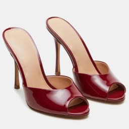 Sexy Women's Slippers High Heels Mules Summer Party Shoes 2026 Outdoor Designer Peep toe Slides Black Pink White Large Size 45