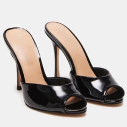 Sexy Women's Slippers High Heels Mules Summer Party Shoes 2026 Outdoor Designer Peep toe Slides Black Pink White Large Size 45