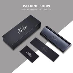 CLLOIO New Pure Titanium Anti Blue Light Reading Glasses Men Acetate Square Myopia Glasses Hyperopia Prescription Eyewear DTX137