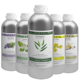 PHATOIL 1000ml Natural Aromatherapy Essential Oil Lavender Jasmine Eucalyptus Vanilla Lemon Bergamot Rose Aroma Essential Oils