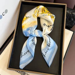 100% Natural Silk Scarf Women Foulard Female Shawl Wrap Elegant High Quality Square Neckerchief for Lady Hijab Bandana Scarves