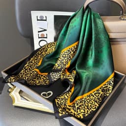 100% Natural Silk Scarf Women Foulard Female Shawl Wrap Elegant High Quality Square Neckerchief for Lady Hijab Bandana Scarves