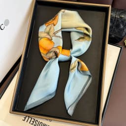 100% Natural Silk Scarf Women Foulard Female Shawl Wrap Elegant High Quality Square Neckerchief for Lady Hijab Bandana Scarves