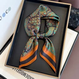 100% Natural Silk Scarf Women Foulard Female Shawl Wrap Elegant High Quality Square Neckerchief for Lady Hijab Bandana Scarves