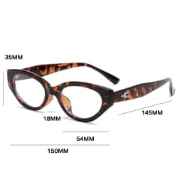 ISLINO Retro TR90 Anti Blue Light Reading Glasses Women Photochromic Prescription Glasses Myopia Customize Small Eyewear