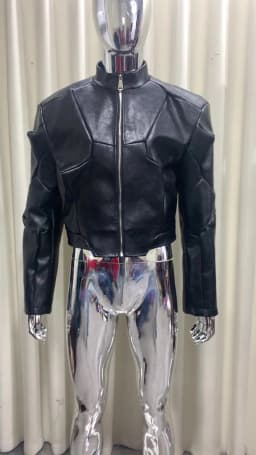Mauroicardi Spring Autumn Cool Handsome Short Deconstruction Pu Leather Jacket Men Luxury Designer Punk Style Clothes Streetwear