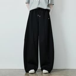 TOYOUTH Women's High Waist Curved Leg Sweatpants 2026 Fall New Arrival Elastic Waist Seam Detail Slimming Loose Fit Athletic