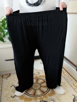 Large Men's Home Pants 15XL 240kg Plus Size 10XL 11XL 12XL Summer High Waist Loose Black Blue Stretch Big Sweatpants 56 58 60 62