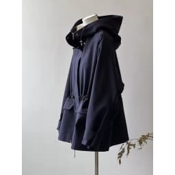 Cotton Khaki Hooded Trench Coat Women's Autumn And Winter New Short Coat Retro Casual Loose Top