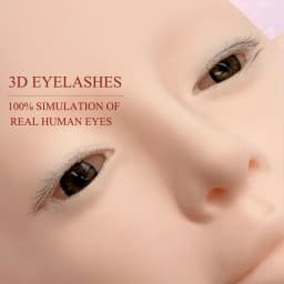 Professional Eyelash Extension Training Head with Skin - like Softness for Lash Technicians Salon use