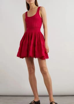 Six Colors High-end 2024New Short Dress Women's Summer French Style Exquisite Design Sense Niche Sleeveless Vest Stitching Dress