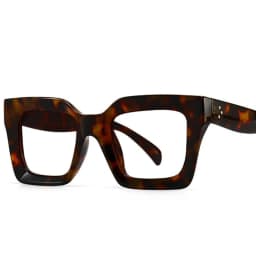 Vintage Oversized Square Anti Blue Light Reading Glasses Women Men Finished Presbyopia Eyeglasses Customized Prescription Glass